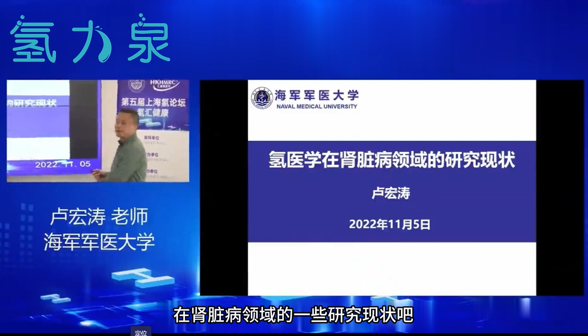 盧宏濤教授：氫醫(yī)學(xué)在腎臟病領(lǐng)域的研究