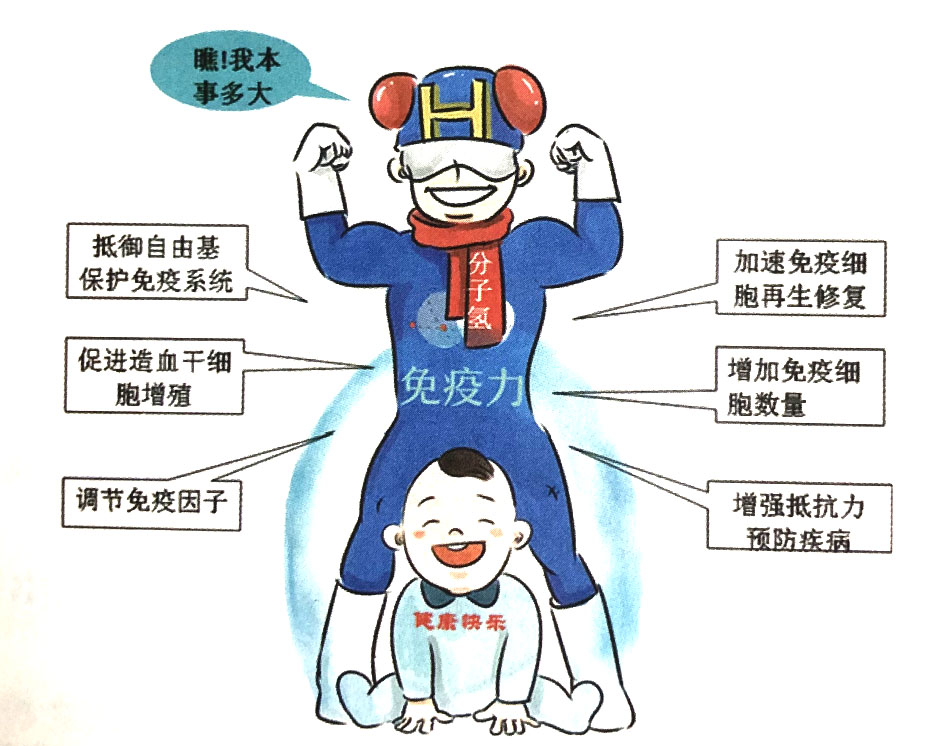 分子氫提高免疫力的科學(xué)依據(jù)